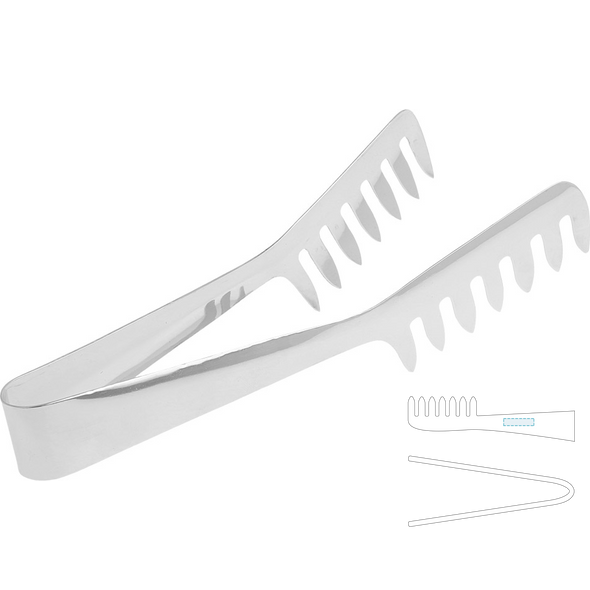 Pincet voor rvs spaghetti